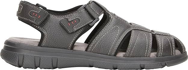 Weatherproof Vintage Men's Caleb Fisherman Sandals  Color Black Size 12