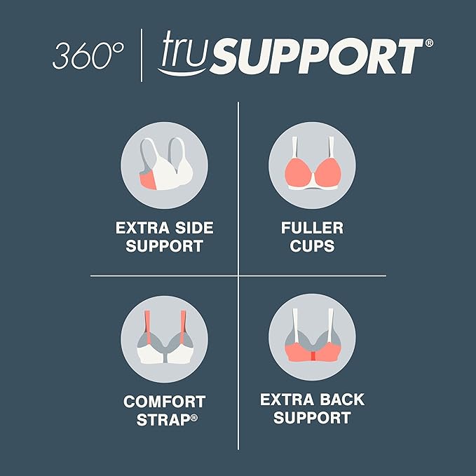 Playtex 18 Hour Original Comfort Strap Wireless Bra  Zen Blue Size 42DD