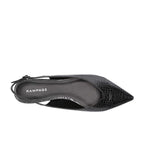 Rampage Women's Blaine Slingback Mules  Black Size 7.5