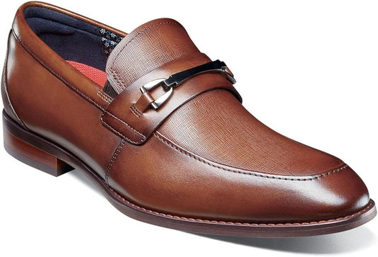 Stacy Adams Men's Kaylor Bit Dress Loafer  Cognac Size 8