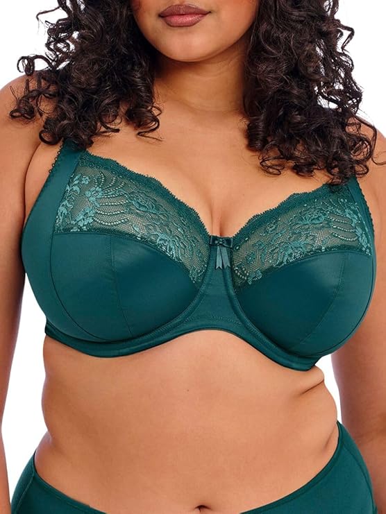 Elomi Full Figure Morgan Underwire Side Frame Bra  Deep Teal Size 38H