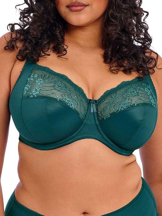 Elomi Full Figure Morgan Underwire Side Frame Bra  Deep Teal Size 38H