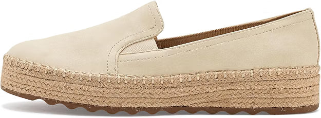 Journee Collection Women's Catalina Slip On Espadrilles  Bone Size 6