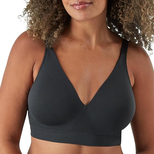 Bali Comfort Revolution Modern Seamless Wirefree Bra  Black Size 2XL