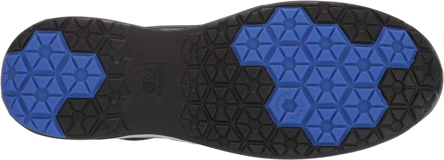 Timberland Men's Drivetrain Safety Toe Electrical Hazard Sneaker  Color Black/Blue Size 13W