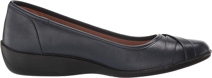 LifeStride Women's I Loyal Ballerina Flats  Color Navy Size 10M