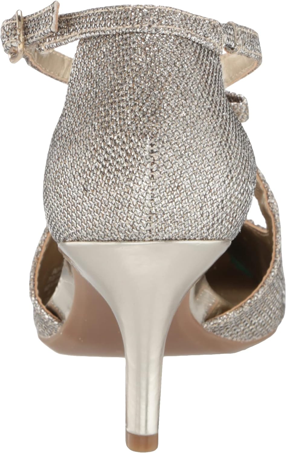 Bandolino Women's Zeffer Kitten Heel Pumps  Color Gold Glam Size 9M