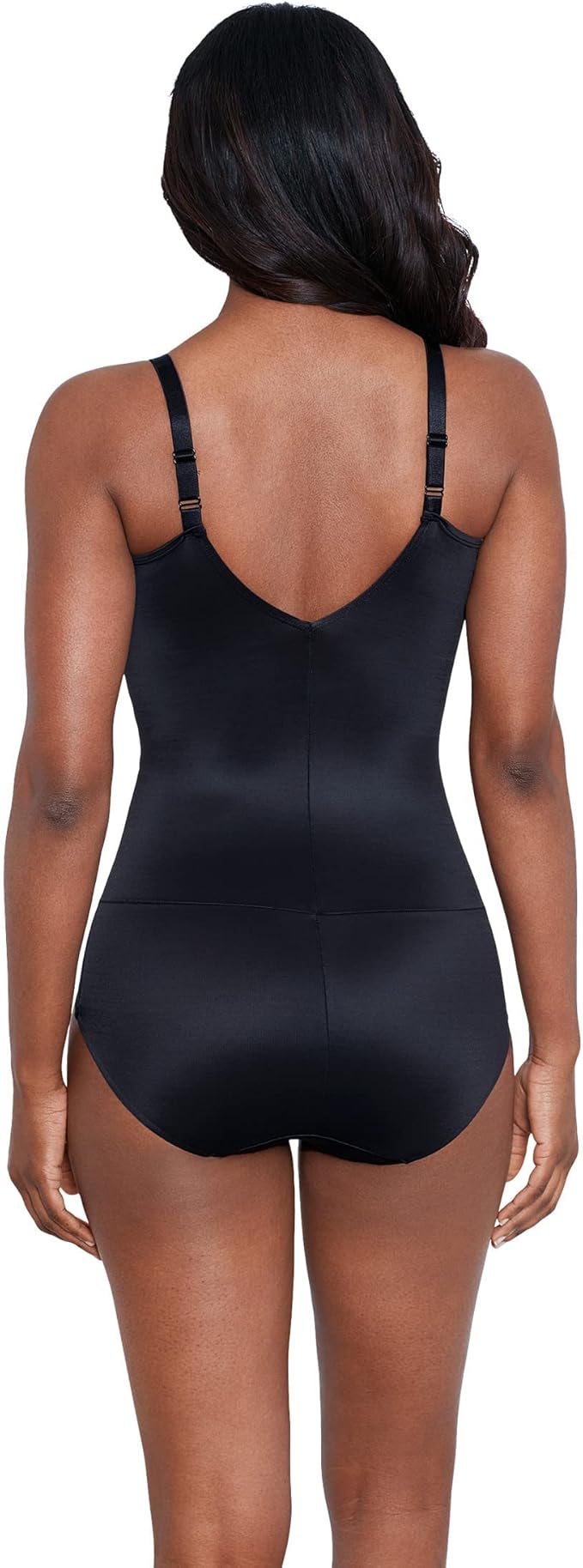 Miraclesuit Women's Shapewear Firm Comfy Control Body Briefer  Warm Black Size L