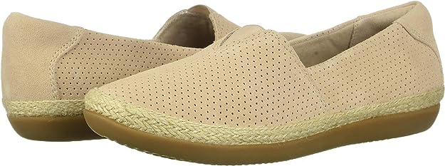 Clarks Women's Danelly Sky Loafer  Color Blush Suede Size 7.5M