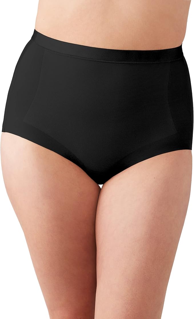 Wacoal Women's Straight Shapewear Shaping Brief  Black Size L