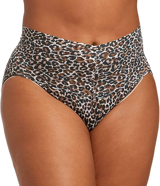 Hanky Panky Women's Plus Size Retro Thong, Fits 12-24  Classic Leopard One Size
