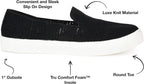 Journee Collection Women's Meika Tru Comfort Foam Footbed Sneakers  Color Black Size 9M