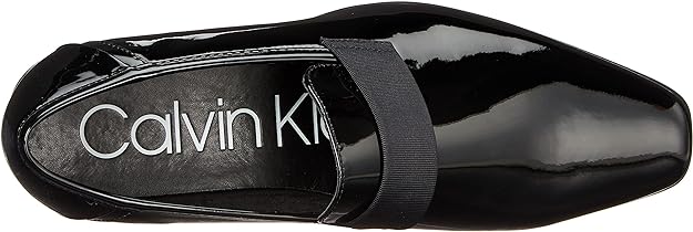 Calvin Klein Men's Bernard Loafer  Color Black Patent Size 13M