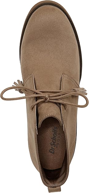 Dr. Scholl's Women's Aurora Wedge Booties  Mocha Taupe Microfiber Size 9.5