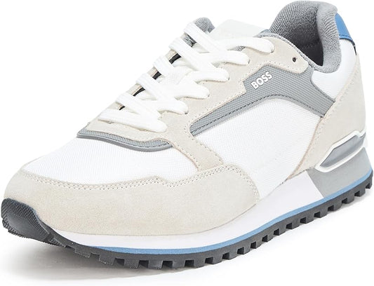 Hugo Boss Men's Parkour Runner Sneakers  White Size 7