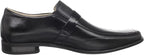 Stacy Adams Men's Beau Bit Perforated Slip-On Loafer  Black Size 9.5
