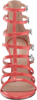 BCBGeneration Women's Jean Caged Heeled Dress Sandals  Flare Size 11