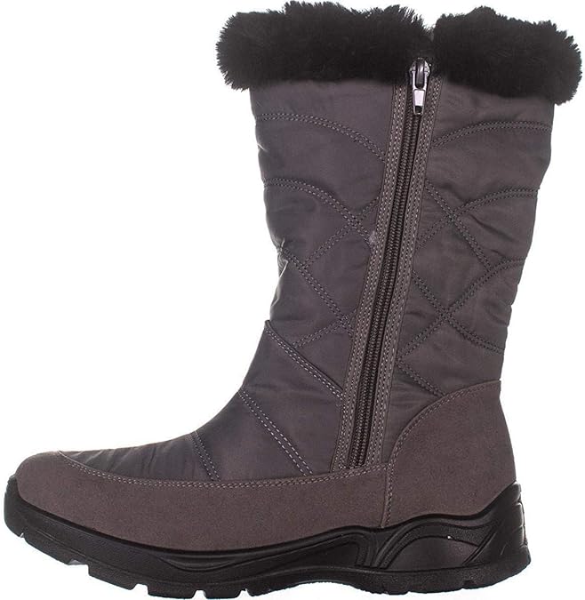Easy Street Women's Cuddle Waterproof Boots  Color Grey Size 6.5M
