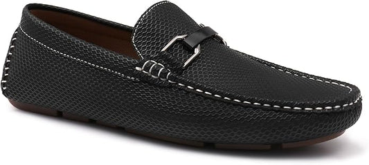 Aston Marc Men's Charter Bit Driving Loafer  Black Size 10