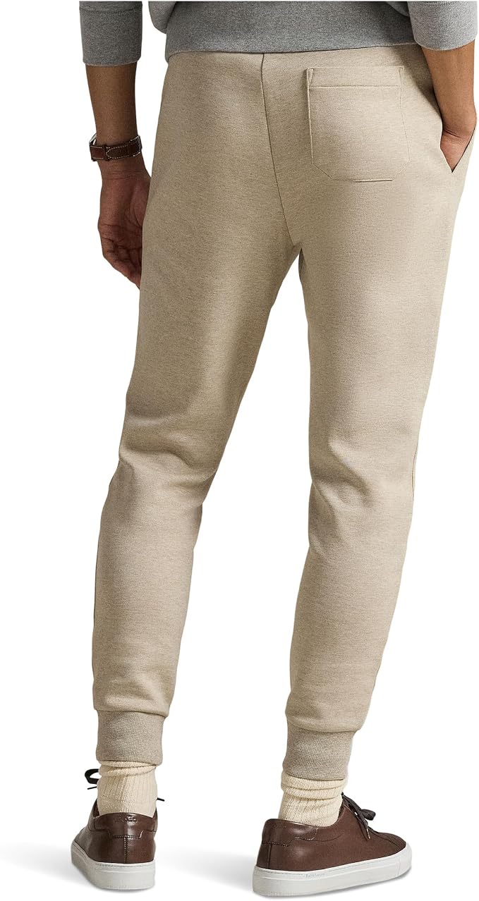 Polo Ralph Lauren Men's Double-Knit Jogger Pants   Tuscan Beige Heather Size XL