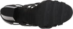 Easy Street Women's Amaze Dress Heeled Sandals  Black Size 8