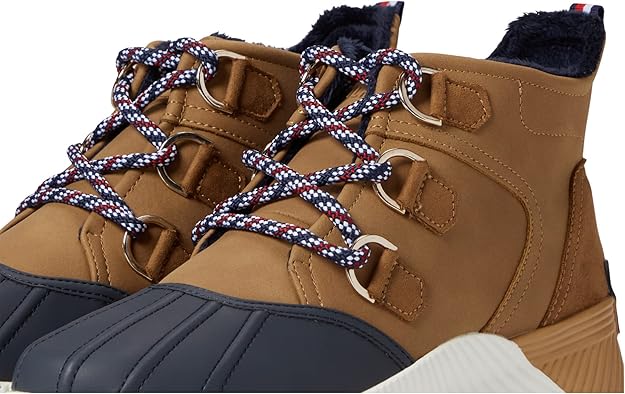 Tommy Hilfiger Women's Jenko Cold Weather Sneaker  Navy/Tan Size 10
