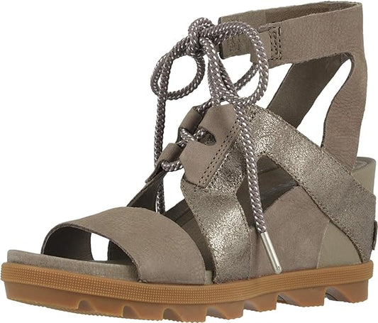 Sorel Women's Joanie II Ankle Lace Sandal  Color Ash Brown Size 7