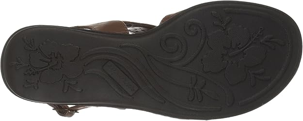 Easy Street Women's Bolt Flat Sandal  Tan Size 9