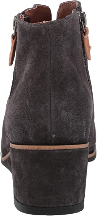 Gentle Souls by Kenneth Cole Women's Cole Ella Wedge Zip  Color Charcoal Size 7M