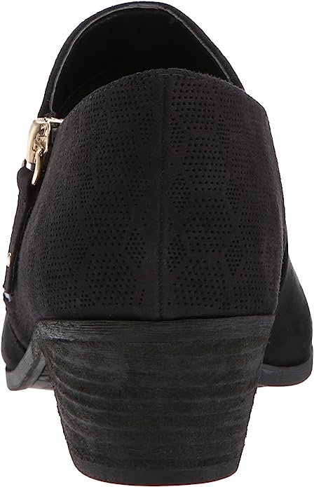 Dr. Scholl's Women's Brief Ankle Boots  Black Microfiber Suede Size 7