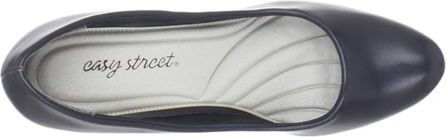 Easy Street Women's Fabulous Round Toe Pumps  New Navy Size 9