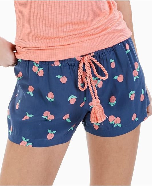 Jenni Women's Printed Woven Sleep Shorts  Color Tossed Peach Size S