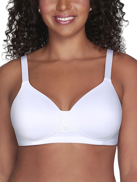 Vanity Fair Full Figure Beauty Back Smoothing Bra  Color White Size 38C