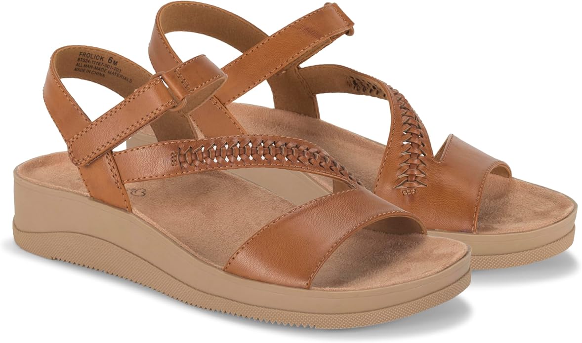 Baretraps Interior Frolick Side Closure Sandal  Dark Caramel Size 8