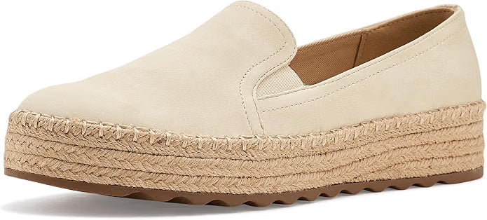 Journee Collection Women's Catalina Slip On Espadrilles  Bone Size 6