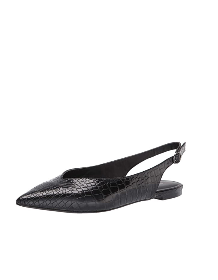 Rampage Women's Blaine Slingback Mules  Black Size 7.5