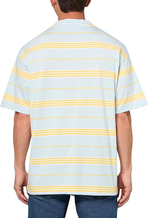 Hugo Boss Men's Oversized-Fit Crewneck T-Shirt  Blue Size XL