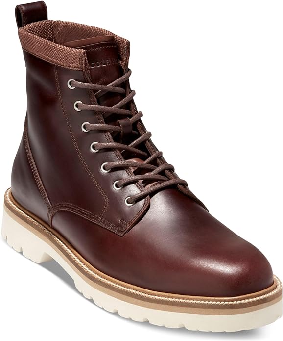 Cole Haan Men's American Waterproof Classics Plain Toe Boot  Color Woodbury Size 10