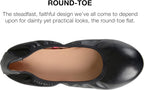 Journee Collection Women's Lindy Round Toe Ballet Flats  Color Black Size 6M