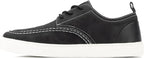 Reserved Footwear Men's Kono Boat Shoes  Black Size 12
