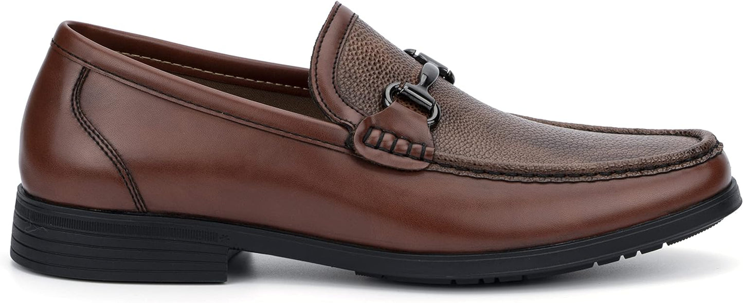 XRAY Footwear Men's Woodson Low Top Faux Leather Loafer   Color Cognac Size 9.5M