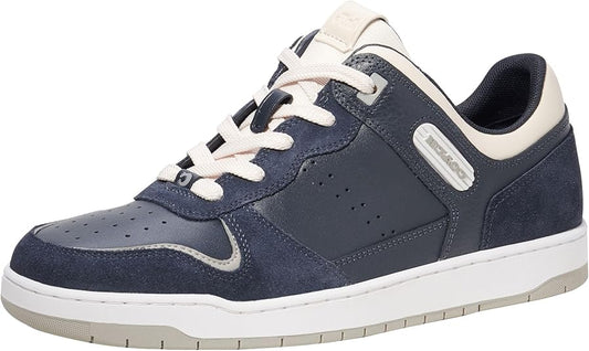 COACH Men's C201 Lace-Up Low Top Sneakers  Midnight Navy Size 10
