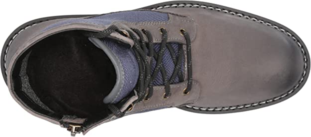Steve Madden Men's Fashion Boot  Color Gray/Blue Size 12M