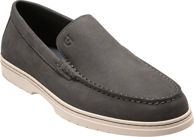 Cole Haan Men's Greenwich Grand Venetian Loafers  Raven Nubuck/Angora Size 8