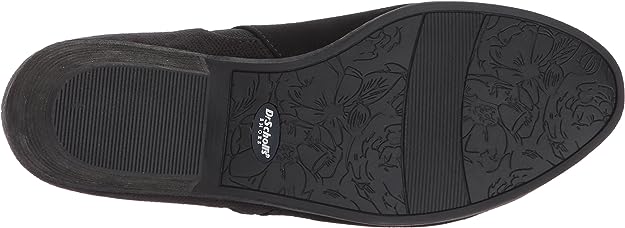 Dr. Scholl's Women's Brief Ankle Boots  Black Microfiber Suede Size 7