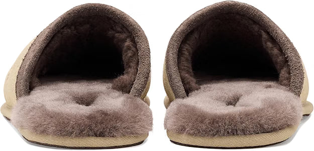UGG Men's Scuff Slippers  Beige Size 9