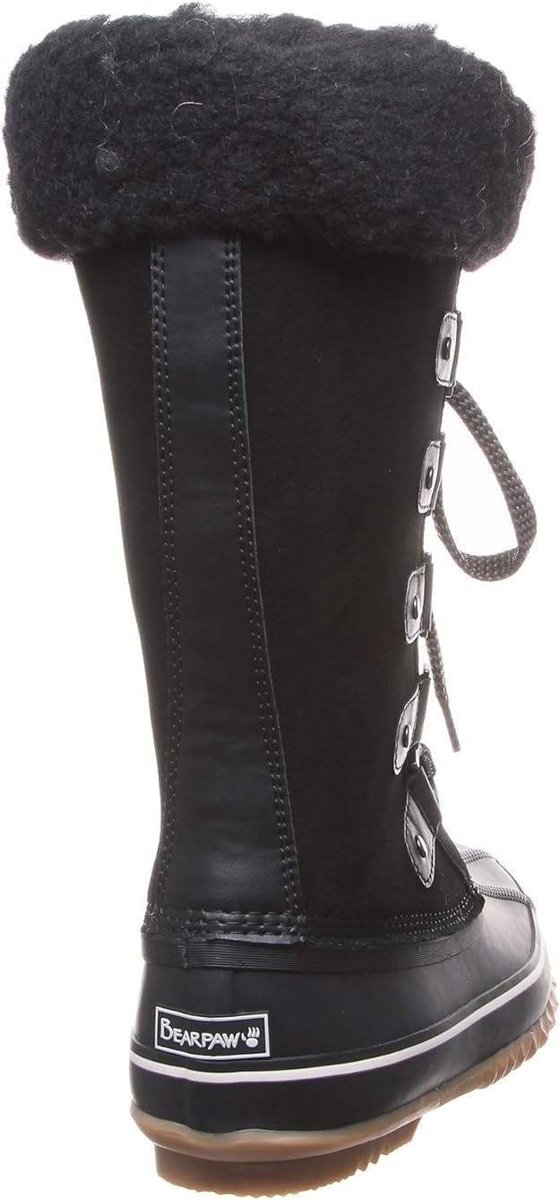 BEARPAW Women's Denali Winter Boot  Color Black II Size 8