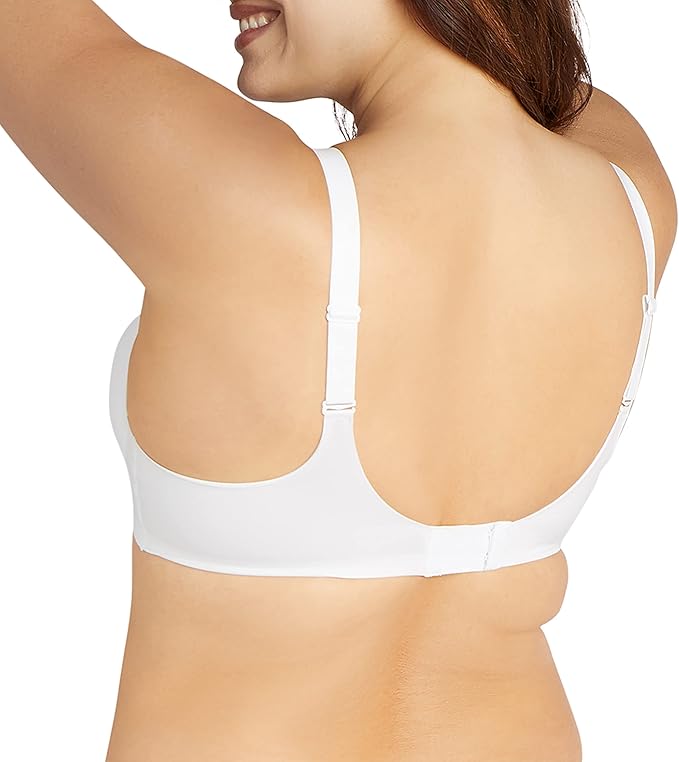 Bali Comfort Revolution Wireless Convertible T-Shirt Bra  White Size S