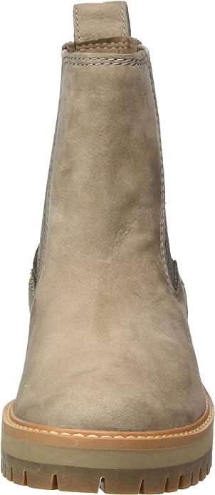 Timberland Women's Courmayeur Valley Chelsea Fashion Boot  Color Taupe Nubuck Size 10M