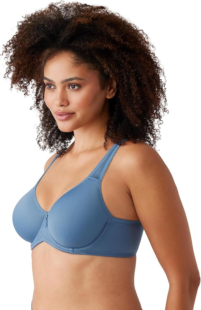 Wacoal Basic Beauty Contour Spacer T-Shirt Bra  Coronet Blue Size 34C